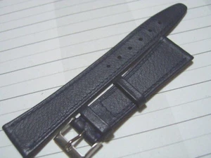 VINTAGE NOS 70er JAHRE 19X14 MM IWC DUNKELBLAU LEDER BAND ARMBAND *5470 - Bild 1 von 4