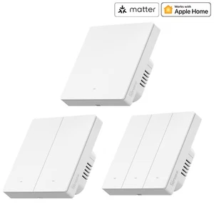 SONOFF M5 Matter WIFI WLAN Smart Wall Switch 2-Way eWeLink Scene Voice Control - Picture 1 of 18