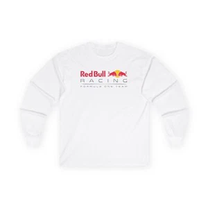 Red Bull Formula 1 Racing Long Sleeve Tee, Motorsport Fan Apparel, Racing Team - Picture 1 of 17
