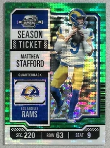 Pulsar verde Matthew Stafford Optic 2023 Panini Contenders/35 #33 - Imagen 1 de 2