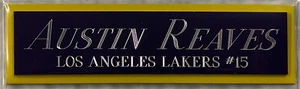 AUSTIN REAVES LA LAKERS NAMEPLATE FOR AUTOGRAPHED Signed JERSEY-BASKETBALL-PHOTO - Picture 1 of 4