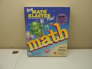 Math Blaster Plus For MS DOS Windows and Macintosh 1991 - Picture 1 of 6