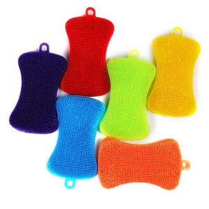 3x Silicone Sponge Hygiene Hero Sponge Non-Stick For Kitchen Cleaner Sponges Kit - Picture 1 of 14