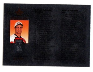 1995-96 Donruss Elite #110 Eric Lindros PHILADELPHIA FLYERS Unmarked Checklist