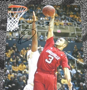 Louisville Cardinals Basketball Peyton Siva Signed 8 x 10 Photo Dunking - Picture 1 of 1