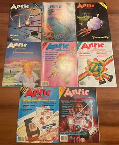 Lot of 8 Vintage ANTIC THE ATARI RESOURCE Computer Magazines 1982/1983/1984 RARE - Bild 1 von 1