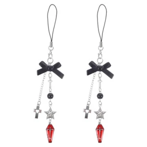 2 Pcs Pentagramm-Handykette Nettes Telefonzubehör Handy-Armband-Anhänger - Zdjęcie 1 z 12