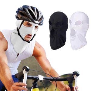 3 Holes Balaclava Face Mask UV Protection Ski Sun Hood Tactical Mask Halloween - Picture 1 of 20
