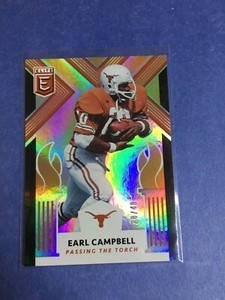 F169,334  2018 Elite Draft Passing the Torch Holo #8 Billy Sims/Earl Campbell/40