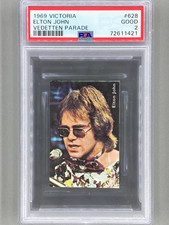 1969 Victoria #628 Elton John Vedetten Parade PSA 2 - Pop 2 - 3 Higher (Music) R