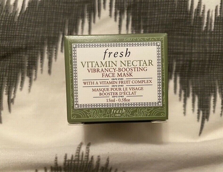BNIB FRESH TRAVEL SIZE VITAMIN NECTAR VIBRANCY-BOOSTING FACE MASK - 15 ML ! - Image 1 of 1