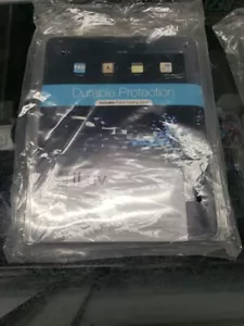 lot of 2 iLUV silicone case for ipad wi-fi 3G/ icc803 clear with stand free ship - Picture 1 of 9