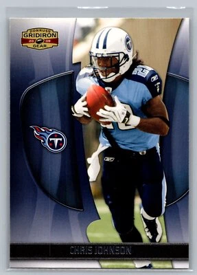 2009 Donruss Gridiron Gear #20 Chris Johnson Very good - Image 1 of 2