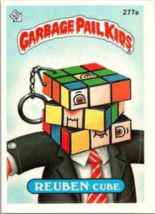 1987 Topps Garbage Pail Kids Series 7 Reuben Cube 277a 2 Star