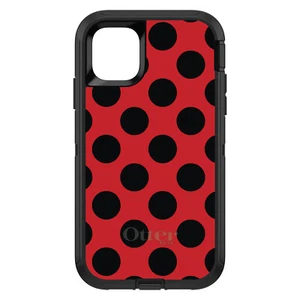OtterBox Defender für iPhone/Samsung Galaxy - schwarz & rot Tupfenpunkte - Bild 1 von 40