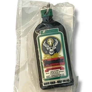 Jagermeister Jager Bottle Keychain Rubber NEW Liquor Alcohol Distillery - Picture 1 of 3