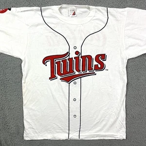 Camiseta Blanca Vintage Minnesota Twins Coca Cola Día Inaugural 1994 Talla L - Imagen 1 de 7