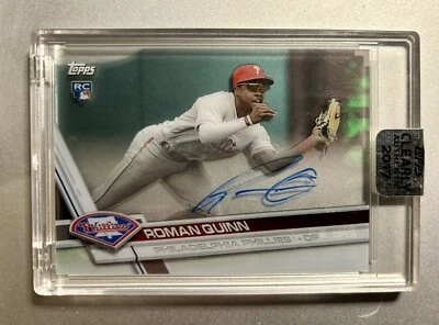 2017 Topps Clearly Authentic Auto Roman Quinn #CAAU-RQ Rookie Auto RC - Image 1 of 2