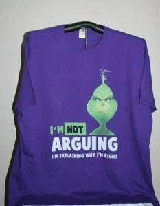 Camiseta I'm NOT ARGUMING I'M EXPLICANDO POR QUÉ TENGO RAZÓN 3XL, Púrpura - Imagen 1 de 5