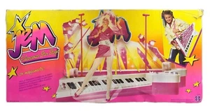 VINTAGE HASBRO JEM & THE HOLOGRAMS STAR STAGE MC PLAYER COMPLETE IN BOX RARE - Picture 1 of 24