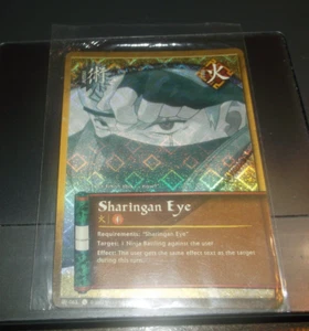 2002 NARUTO TCG: SEALED HOLO FOIL PROMO SHARINGAN EYE #063 FREE SHIPPING - Picture 1 of 3
