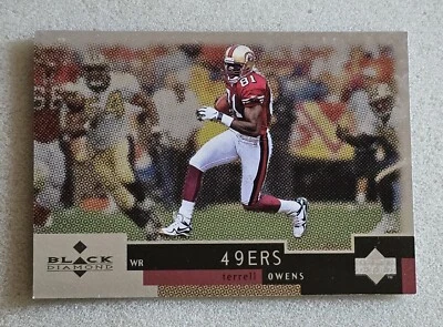 1997 Upper Deck Black Diamond TERRELL OWENS #14 San Francisco 49ers  - Image 1 of 2