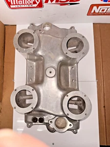 SBC GM CHEVY V-8 HILBORN INJECTION? TURBO? WEIRD ALUMINUM INTAKE MANIFOLD DRAG? - Bild 1 von 17