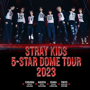 Stray Kids [5-STAR Dome Tour 2023] Japan Official Goods Merchandise