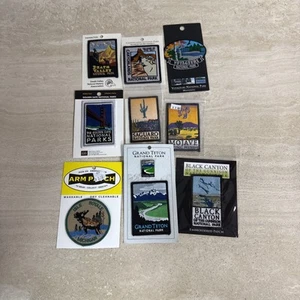 Menge 9 Nationalpark Aufnäher Death Valley, Grand Teton, Voyageurs usw. - Bild 1 von 10