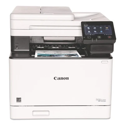 Canon imageCLASS MF753Cdw Wireless Laser Multifunction Printer Color White - Image 1 of 4