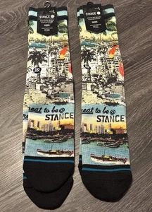 Set 2 Calze Casual Grande Stance Collezione Dwayne Wade Crew Mid Cushion - Foto 1 di 8