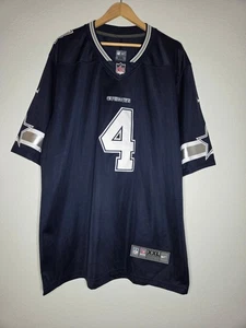 Dak Prescott #4 Dallas Cowboys Replica Away On Field Jersey Navy XXL NWT Nike - Picture 1 of 9