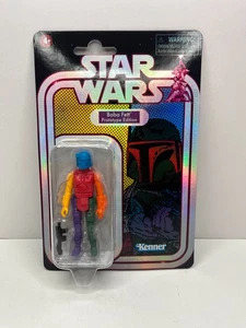 HASBRO STAR WARS VINTAGE PROTOTIPO RETRO COLECCIÓN BOBA FETT FIGURA CABEZA AZUL - Imagen 1 de 10