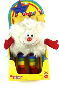 1983 Mattel Rainbow Brite Champ Sprite 12” Plush Hallmark - Factory Sealed Pkg. - Picture 1 of 7