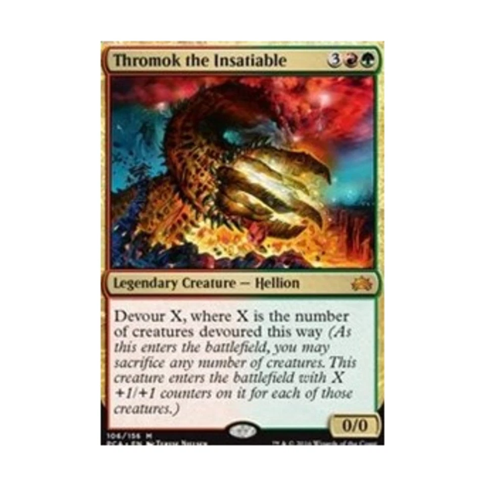 WOTC MtG Planechase Anthology Thromok the Insatiable (MR) EX - Image 1 of 1