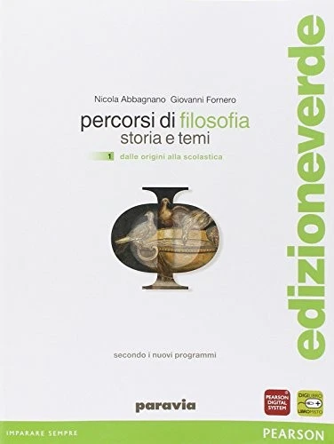 percorsi di filosofia ed.verde 1 filosofia,pedag.-manuali abbagnano/fornero 8839 - Immagine 1 di 1