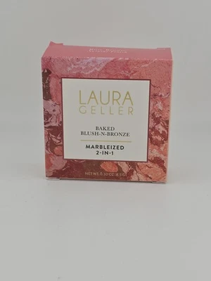 Laura Geller Baked Blush-N-Bronze Marbleized 2 in 1 -Rose bronze  .16 oz - Image 1 of 3