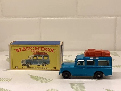 Original Vintage Matchbox - #12c Safari Land Rover. MIB 1965. - Image 1 of 4