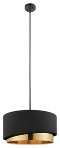 Black One Light Pendant from the Manderline Collection - Picture 1 of 1