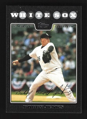 Bobby Jenks Chicago White Sox Topps 2008 Black #215 SN /57 - Image 1 of 2