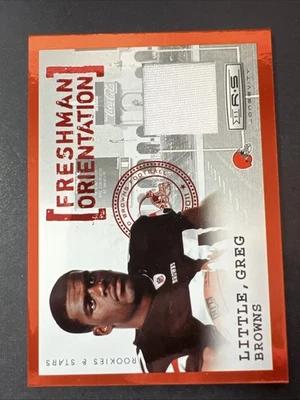2011 R&S Longevity #22 Greg Little Freshman Orientation Jersey Card /249 - Image 1 of 2