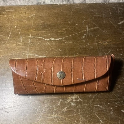 Estuche para gafas Tommy Bahama marrón vintage OEM Foto 1 de 4