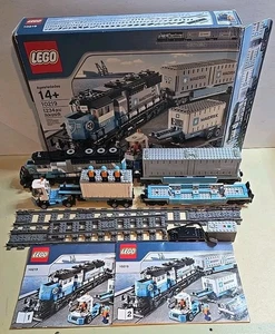 Lego 10219 Maersk Zug komplett mit Karton, Anleitungen, 4' Gleis und Power Functions - Bild 1 von 13