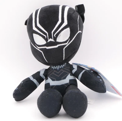 Mattel Marvel Black Panther 9" Stuffed Plush Toy GYT44 New w/ Tag Ages 3+ - Image 1 of 3