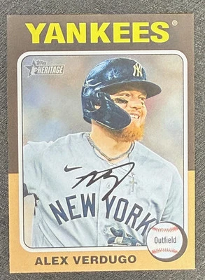 2024 Topps Heritage Mini #275 Alex Verdugo - Image 1 of 2