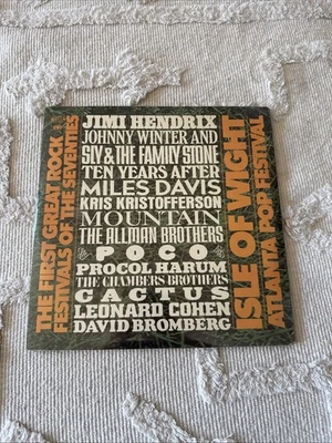 First Great Rock Festivals Of The 70s ISLE OF WIGHT Atlanta Pop 3 LP SEALED - Image 1 of 4