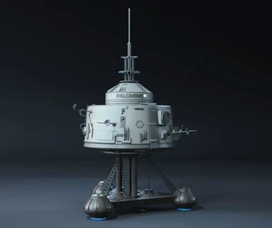 USS Palomino "The Black Hole" Space Ship Resin 3d printed DIY model - Picture 1 of 9
