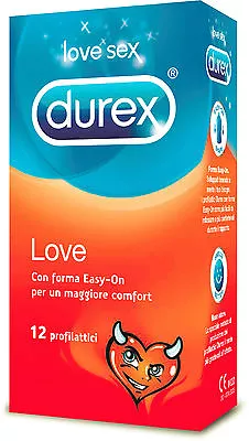 Preservativi Durex Love Classici Profilattici Forma Easy-On In Confezione • 25.50€