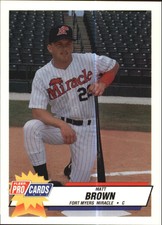 1993 Fort Myers Miracle Fleer/ProCards #2658 Matt Brown