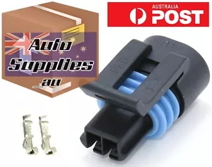 T56 Gearbox Vehicle Speed Sensor VSS 2 Pin Connector Plug Speedo LS1 LT1 Holden - Picture 1 of 3